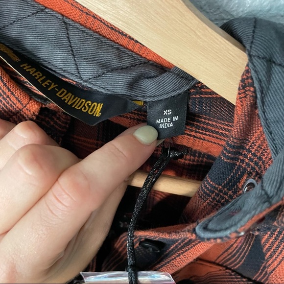 🆕 Harley Davidson Flannel size xs - Picture 10 of 10